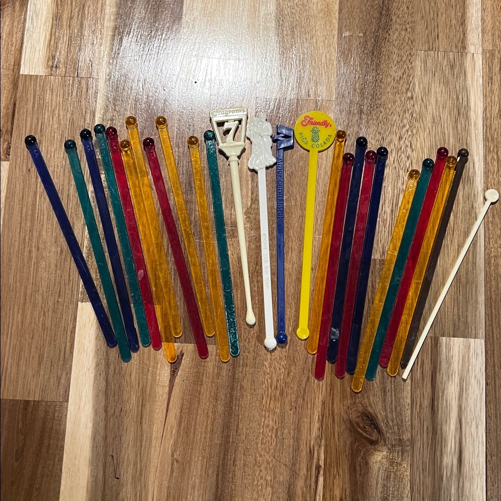 Lot- Vintage Swizzle Sticks